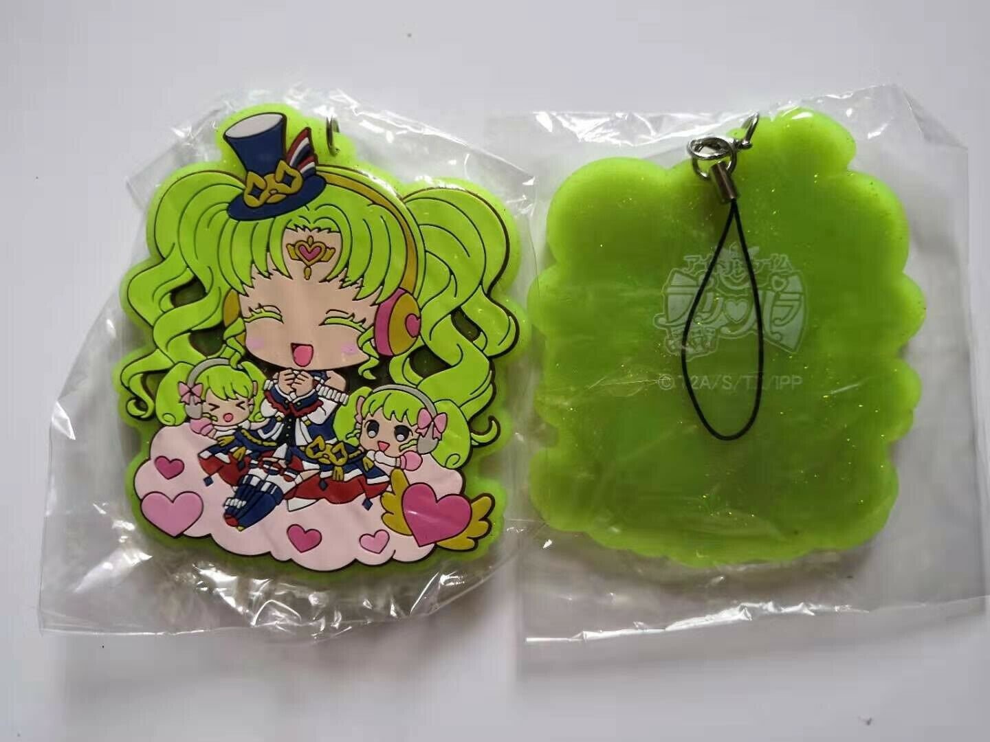 Pripara Puripara Falulu Rubber Strap Phone Charm Anime Figure Keychain Keying
