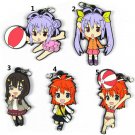 Non Non Biyori Keychain Keyring Rubber Strap Phone Charm Pendant Konomi Renge