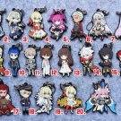 Fate EXTELLA Grand Order FGO Rubber Strap Charm Keychain Saber Gilgamesh Karna