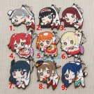 Love Live! Lovelive! Sunshine!! Aqours Cospa Rubber Strap Charm Keychain Keyring