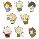 Anime Hetalia Axis Powers APH Movic ViVimus Keychain Rubber Strap Charm Key Ring