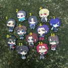 Japan Anime Hakuouki Banpresto Rubber Strap Keychain Keyring Phone Charm Pendant