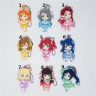 Love Live! Lovelive! Sunshine!! Aqours Anime Rubber Strap Charm Keychain Keyring