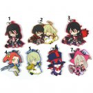 Tales of Berseria Anime Figure Rubber Strap Phone Charm Keychain KeyRing Velvet