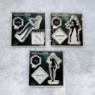 NieR: Automata A2 2B Adam Devola Anime Figure Model Acrylic Display Desk Stand