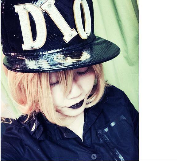 Anime Game JoJo's Bizarre Adventure DIO Diego Hat Imitation Leather Cap Cosplay
