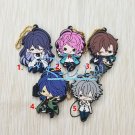 DRB HypnosisMic Division Rap Battle Rubber Strap Phone Charm Keychain Key Ring