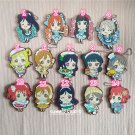 Lovelive! Sunshine Aqours Anime Keychain Rubber Strap Phone Charm DIa Riko Ruby
