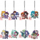 Yu-Gi-Oh! YuGiOh YGO Anime Figure Keychain Rubber Strap Yugi Yusei Fudo Jaden