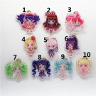 Japan Anime Pripara IdolTime PriPara Manaka Acrylic Keychain KeyRing Strap Charm