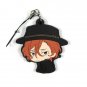 Bungo Stray Dogs Anime Rubber Strap Phone Charm Keychain Keyring Chuya Dazai New