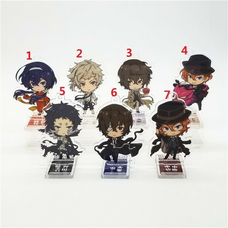Bungo Stray Dogs Dead Apple 2018 Acrylic Desk Stand Keychain Keyring Strap Charm