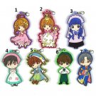 Anime Card Captor Sakura YUKITO Kimono Rubber Strap Phone Charm Keychain Gift