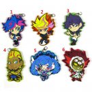 Yugioh Yu-Gi-Oh! YGO VRAINS Keychain Keyring Rubber Strap Charm Yusaku Fujiki