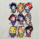 Love Live Lovelive! Sunshine Aqours Keychain Anime Rubber Strap Charm Kimono Ver
