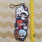 Japan Anime Gintama Gintoki Sol Ver Long Rubber Strap Bag Charm Keychain Keyring