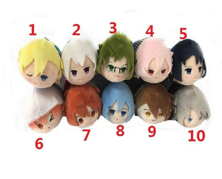 Idolish7 Trigger Re:vale Mochi Mochi Mascot Plush Doll Toy Keychain Strap Gift