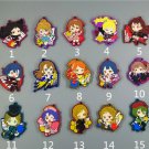 Japan Anime Game THE IDOLMASTER Rubber Strap Phone Charm Keychain Keyring Gift