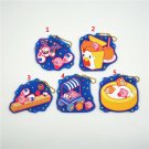 Anime Game Kirby Connecting Kirby Star Rubber Strap Keychain Keyring Charm Gift