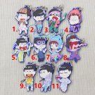 New Mr Osomatsu-san おそ松さん Special Keychain Rubber Phone Strap Charm Figure Gift
