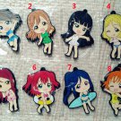 Love Live Lovelive! Sunshine!! Aqours Anime Rubber Strap Charm Keychain Swinsuit