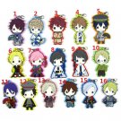 TSUKIPRO THE ANIMATION Anime Figure Rubber Keychain Keyring Strap Charm Pendant