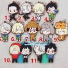 Anime Yuri on Ice Rubber Strap Charm Yuri!! on Ice Keychains Sega Animal Costume