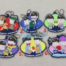 Anime Mr.Osomatsu-san Oso Kara Todo Jyushi Megahouse Rubber Strap Charm Keychain