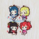 Japan Anime Lovelive! Sunshine!! Aqours Keychain Rubber Strap Phone Bag Charm