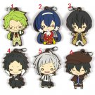 Bungo Stray Dogs Dead Apple Keychain Keyring Rubber Strap Charm Dazai Chuya Gift