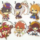 Code Realiz Rubber Strap Phone Charm Anime Figure Keychain Key Ring Cosplay Gift