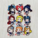 Love Live Lovelive! Sunshine Aqours Keychain Anime Rubber Strap Charm Soccer Ver