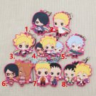 Japan Anime NARUTO Boruto Sazuke Itachi Sarada Rubber Phone Strap Charm Keychain