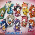 Love Live! Lovelive Nozomi Nico Umi Rin Anime Figure Keychain Rubber Strap Charm