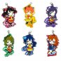 Love Live! Lovelive Nozomi Nico Umi Rin Anime Figure Keychain Rubber Strap Charm