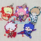 Japan Anime Fate EXTELLA Nero Karna Rubber Strap Keychain Phone Charm Pendant