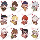 Anime Idolish7 Trigger Re:vale Rubber Strap Keychain Keyring Charm Riku Tenn Cos