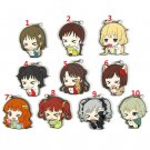 THE IDOLMASTER CINDERELLA GIRLS Keychain Anime Figure Rubber Strap Vivimus Ver