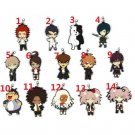 Danganronpa V3 Keychain Keyring Anime Rubber Strap Charm Monokuma Makoto Junko