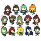 BATTLE GIRL HIGH SCHOOL Keychain Anime Game Rubber Strap Charm Kotobukiya Kanon