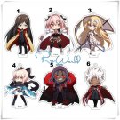 Fate Grand Order FGO 2-Side Acrylic Keychain Stand Keyring Alter Okita Archer