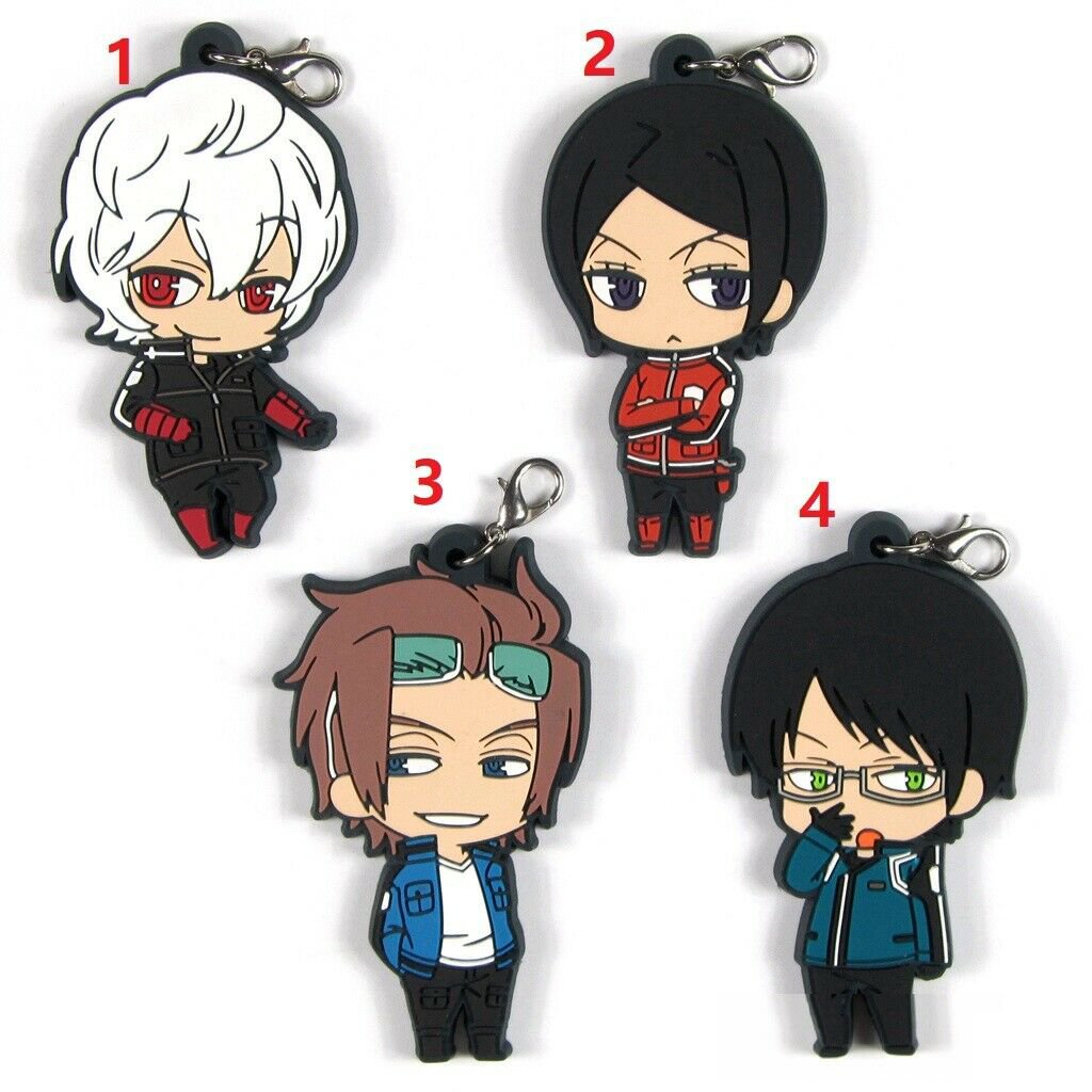 Japan Anime World Trigger Rubber Strap Collection Keychain Keyring Phone Charm