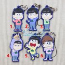 New おそ松さん Mr.Osomatsu san Family Oso Kara Ichi Rubber Strap Charm Keychain Gifts