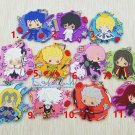 Fate/Grand Order FGO Gilgamesh Saber Karna Merlin Keychain Keyring Rubber Strap