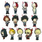 Banpresto My Hero Academia Boku no Hero Akademia Keychain Rubber Strap Keyring