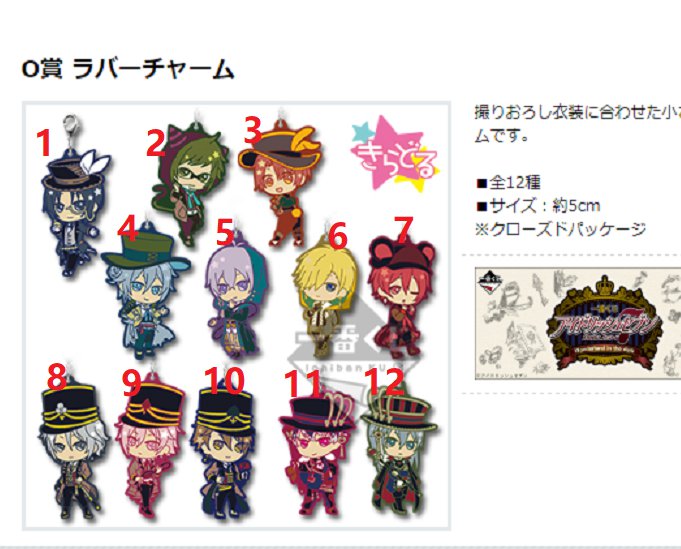 IDOLiSH7 Trigger Re:vale Riku Momo Yuki Keychain Rubber Strap Charm Ichiban Kuji
