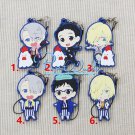 Anime Yuri on Ice Rubber Strap Charm Keychain Pendants Gift Lawson Rooster Cock