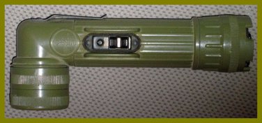 U.S Mx 991 idf israel Flashlight Vintage Military Surplus Filter Army Red