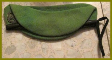 Idf Beret Israel Zahal Cap Hat Authentic Corps Army Force Signed Education Corps