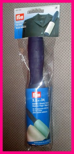 Roller Remover Sticky PRYM 24 Sheets 610720 Roller Hair Reusable